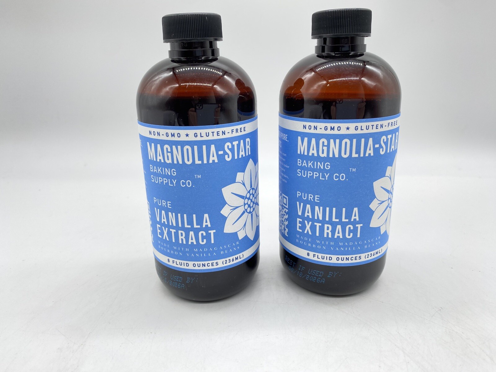 Magnolia-Star Pure Vanilla Extract, 2 Pack - 8 Fl. Oz. Each
