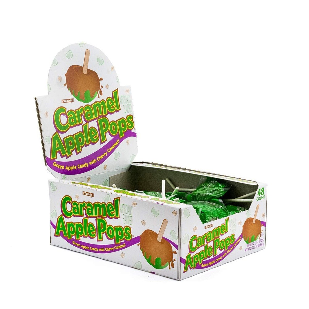 Tootsie Roll Caramel Apple Pops - 48 Count