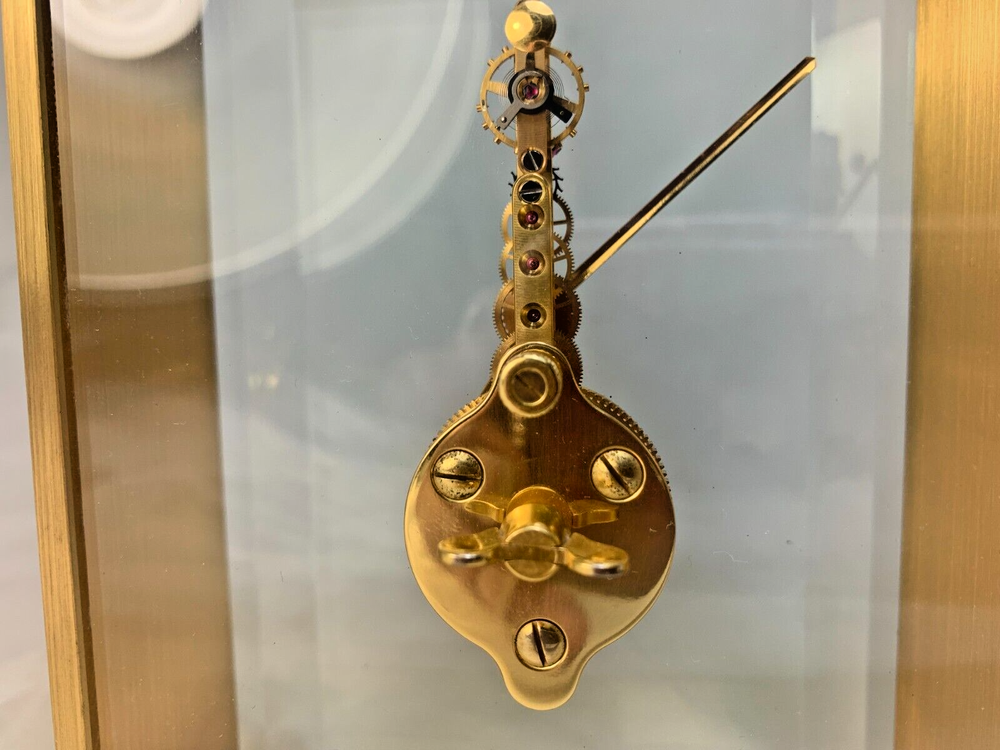 Extremely RARE Jaeger LeCoultre PRISM 8 Days Inline Table Desk Clock