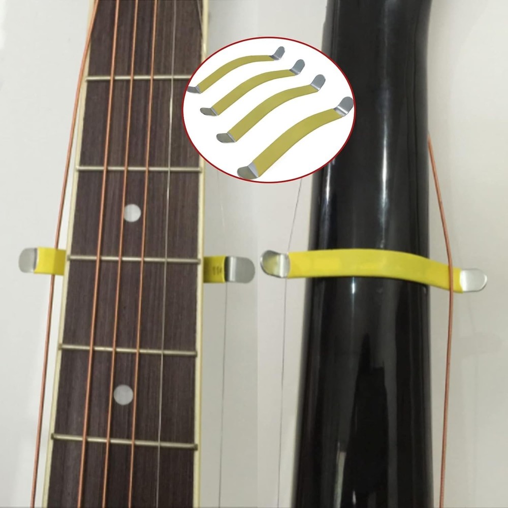 Guitar String Spreaders Luthier Tool, 4pcs Rubber Stretcher...
