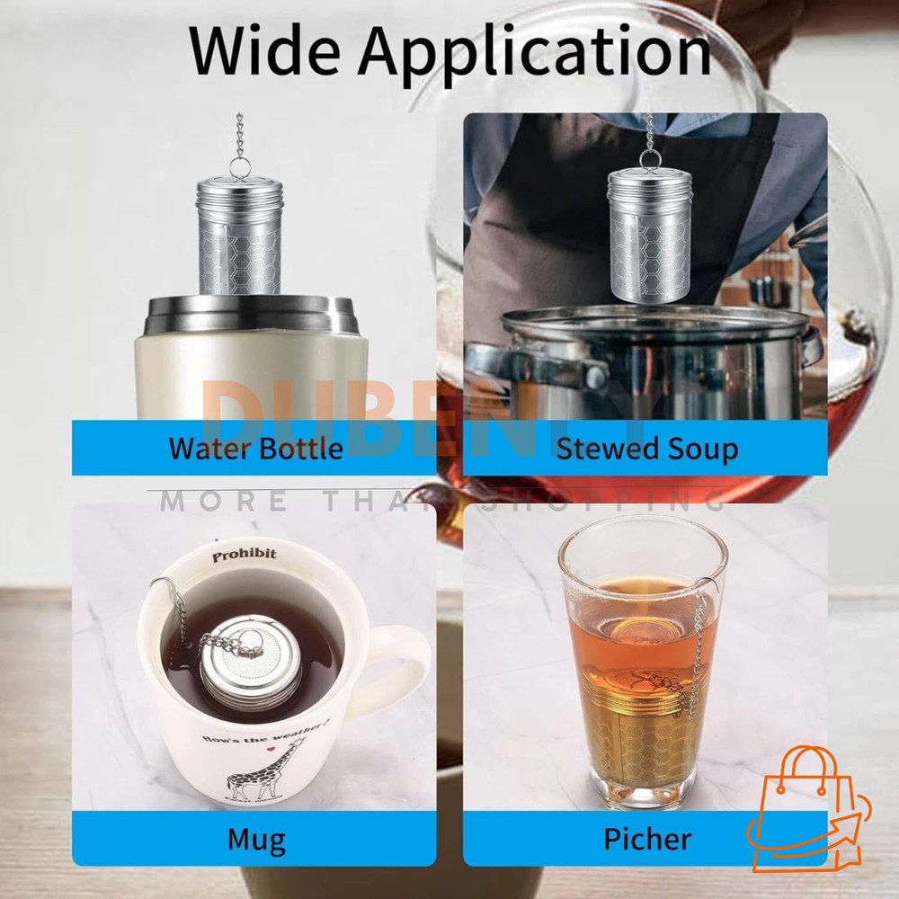 2 Pack Tea Infuser for Loose Tea, Extra Fine Mesh Tea Strainers Teapot Cups