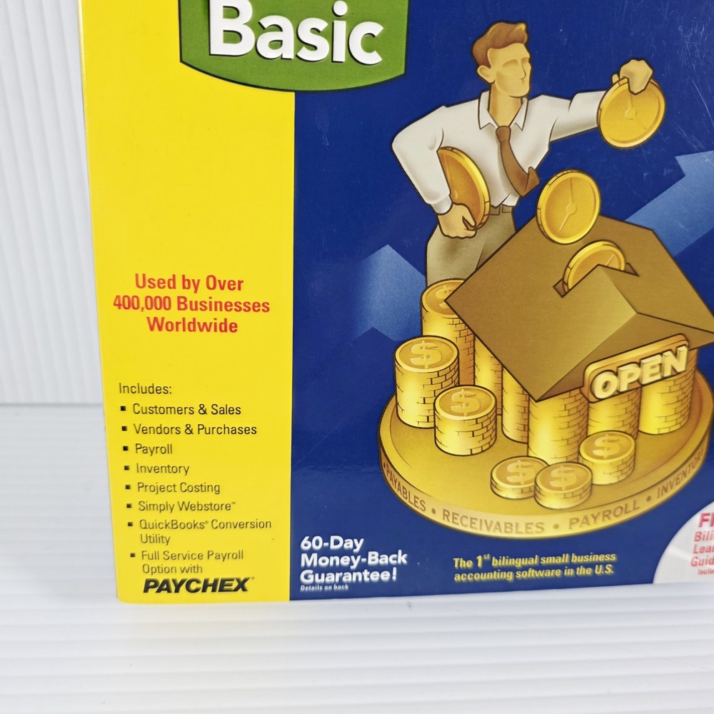 Simply Accounting 2003 Basic - Pc Software - Brand New Sealed