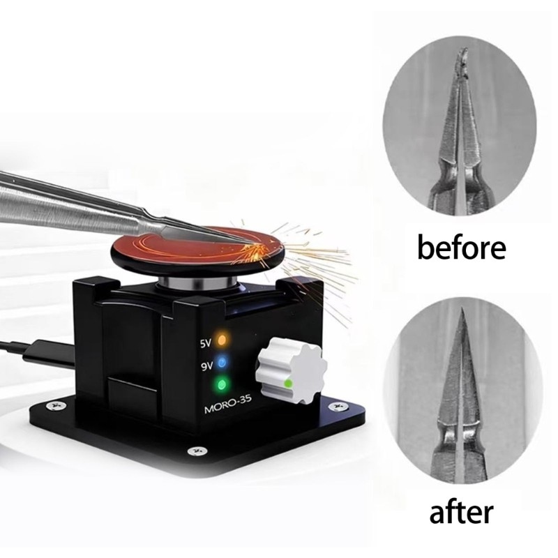Compact Electric Grinding Machine for Edge Polishing Hand Disc Sharpener