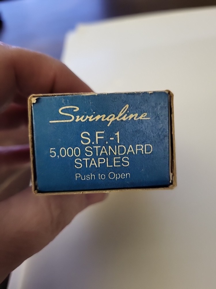 Vintage Swingline SF 1 Staples Open Box