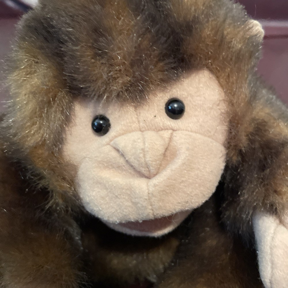 Folkmanis Folktails Monkey Hand Puppet 10 inch EUC