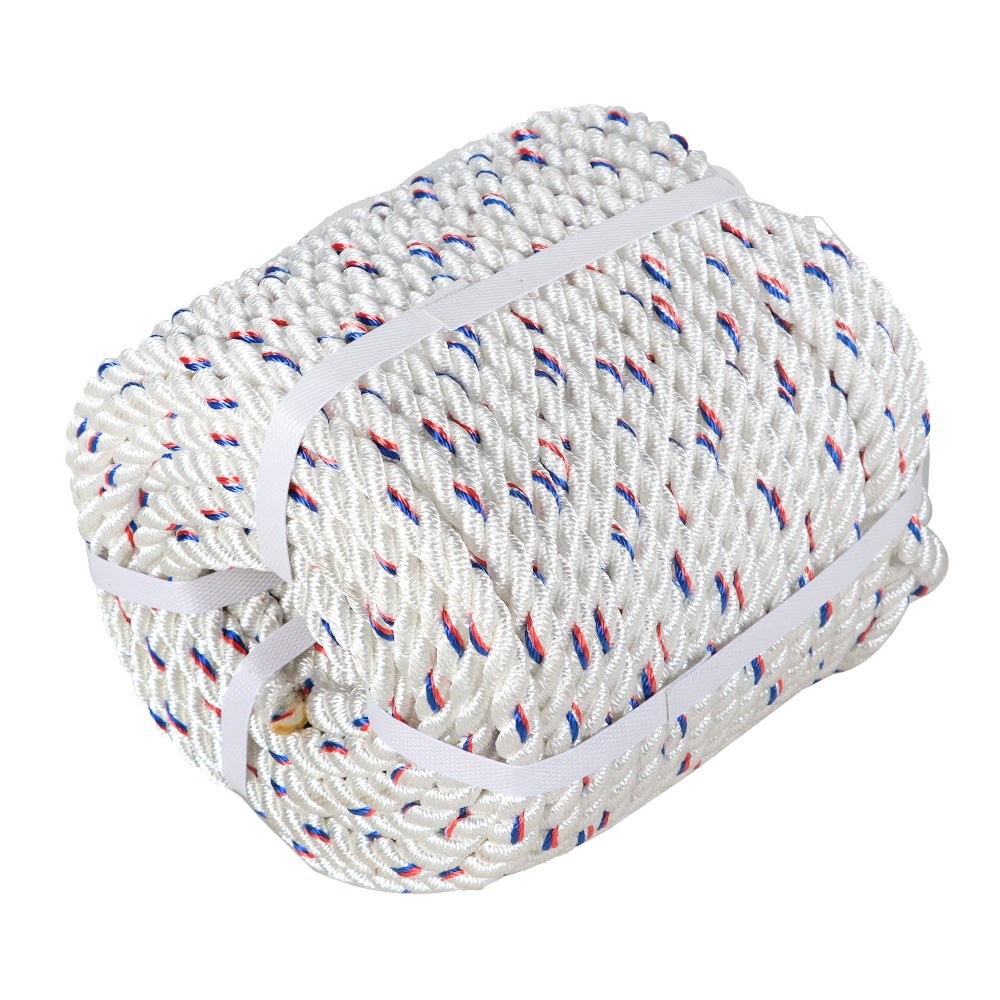 Double Braid Polyester Arborist Bull Rope Pulling Rigging Line 7200Lbs 5/8"×150'