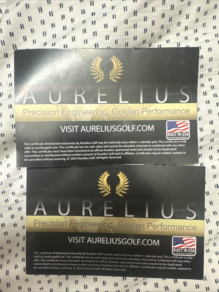 Aurelius Golf gift cards