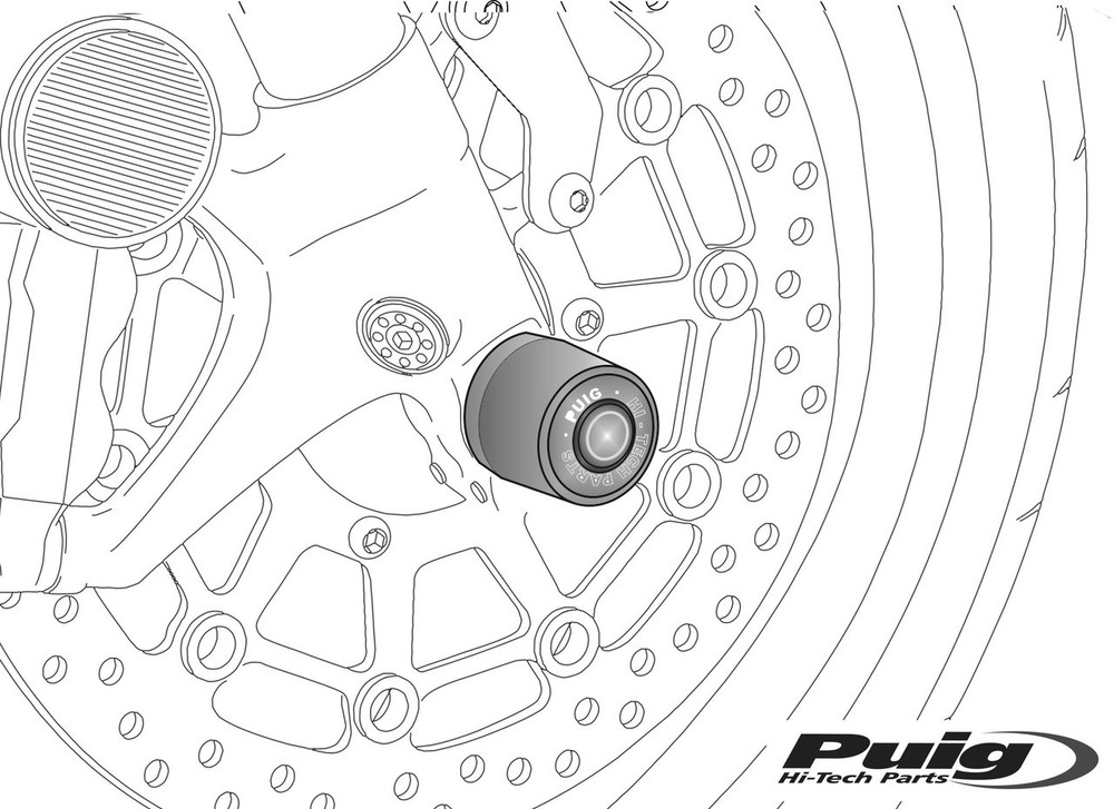PUIG FRONT FORK GUARD HUB