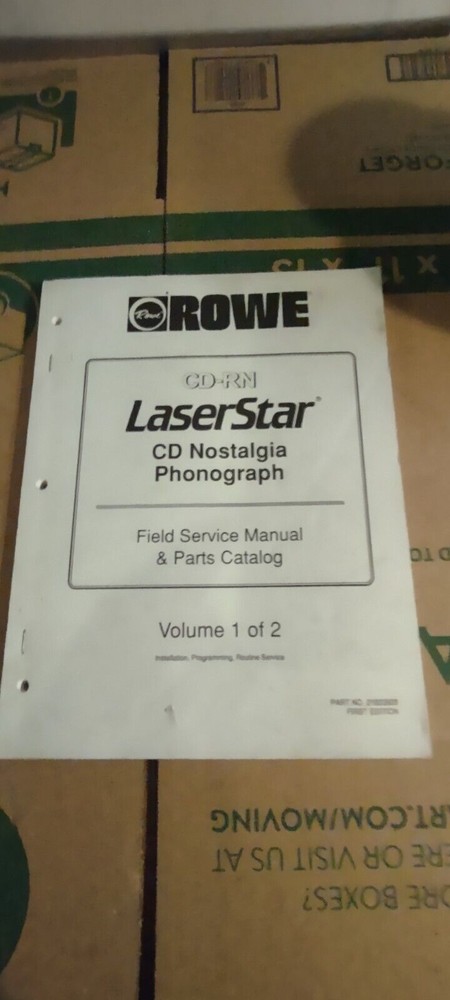 rowe cd rm laser star arcade manual #1040