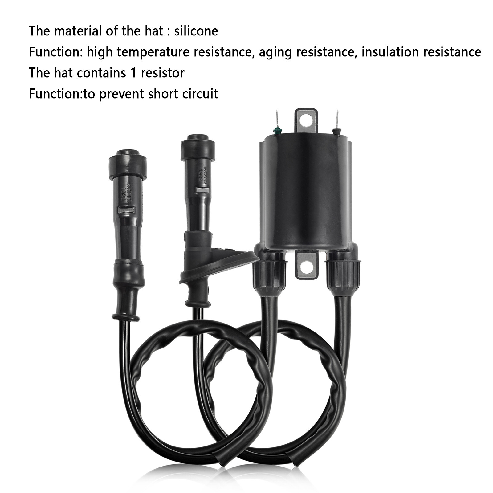 Set of 2 Ignition Coils + Caps For Shadow Spirit 750 VT750DC VT750C2 2001-2009