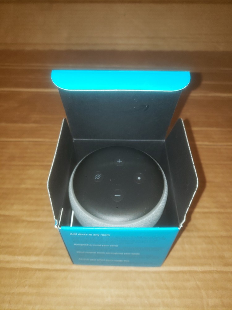 Amazon Echo Dot 3rd Gen Smart Speaker With Alexa Heather Gray C78MP8