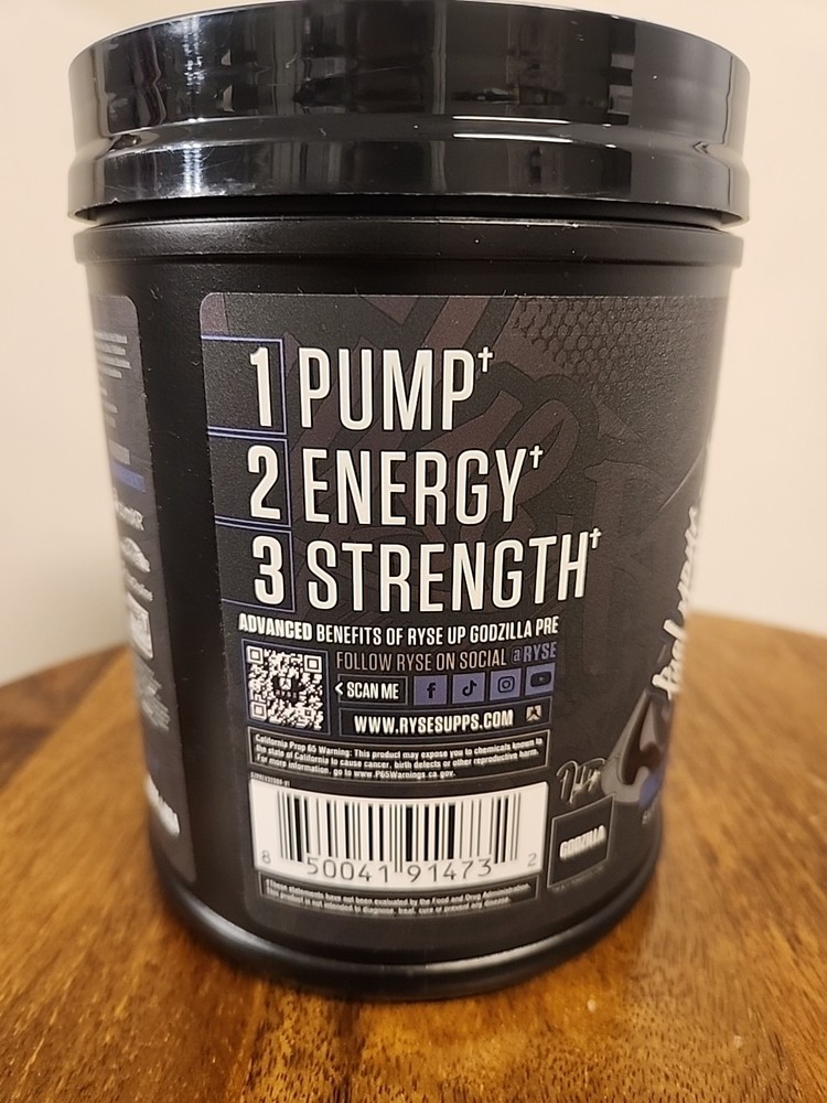 RYSE Godzilla Pre-Workout, Blue Raspberry 772g