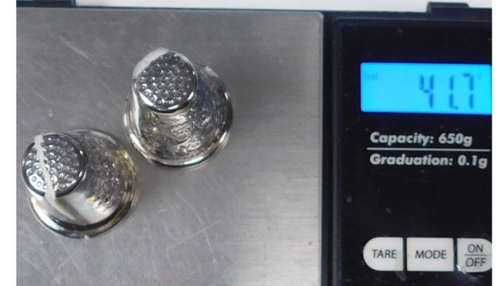 Royal Mint Commemorative Thimble Set Sterling Silver