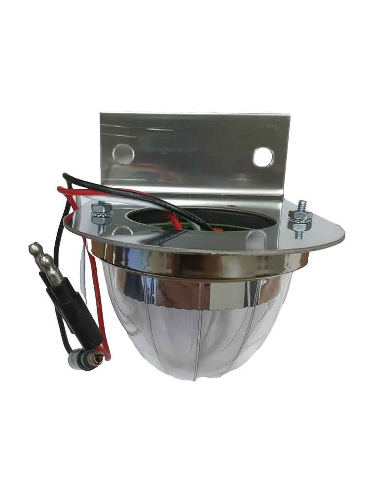 39621 UPI STAINLESS LIGHT BRACKET WITH 17 LED DUAL FUNCTION CLEAR REFLECTOR LITE