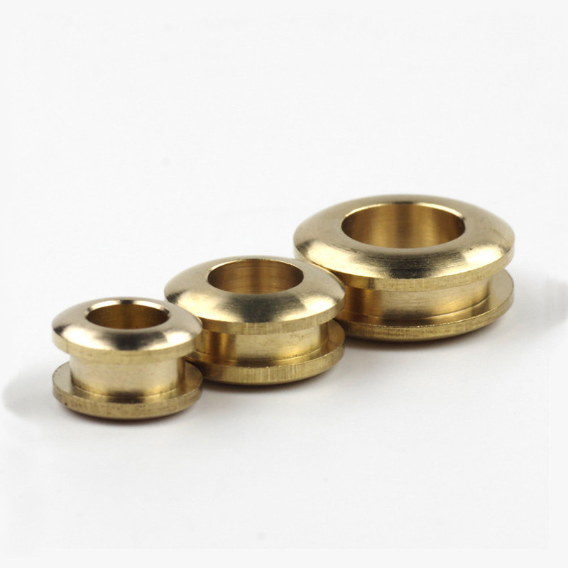 Brass Eyelets Screw Grommets Washer Solid Repair Tools Leather Craft Hardware