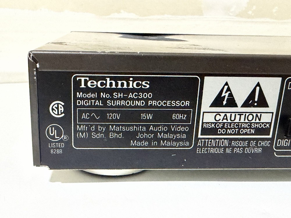Technics SH-AC300 Digital Surround Processor With Power Cord