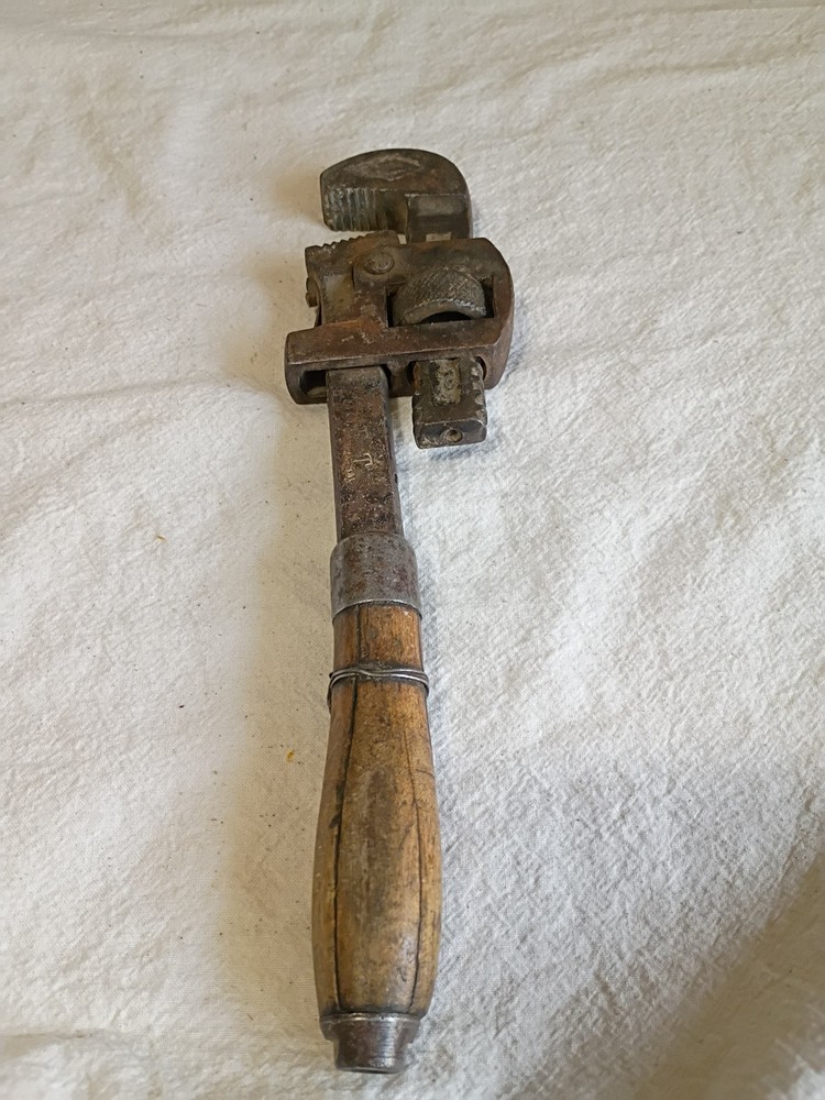 Antique #10 Pipe Wrench A3