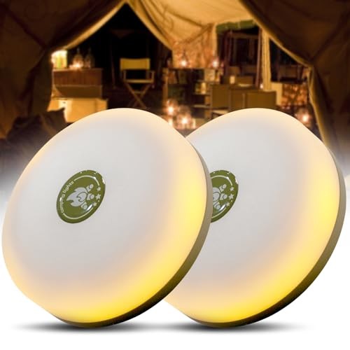Camping Lights String,Outdoor String Lights with 5 Lighting 32.8ft-2Pack