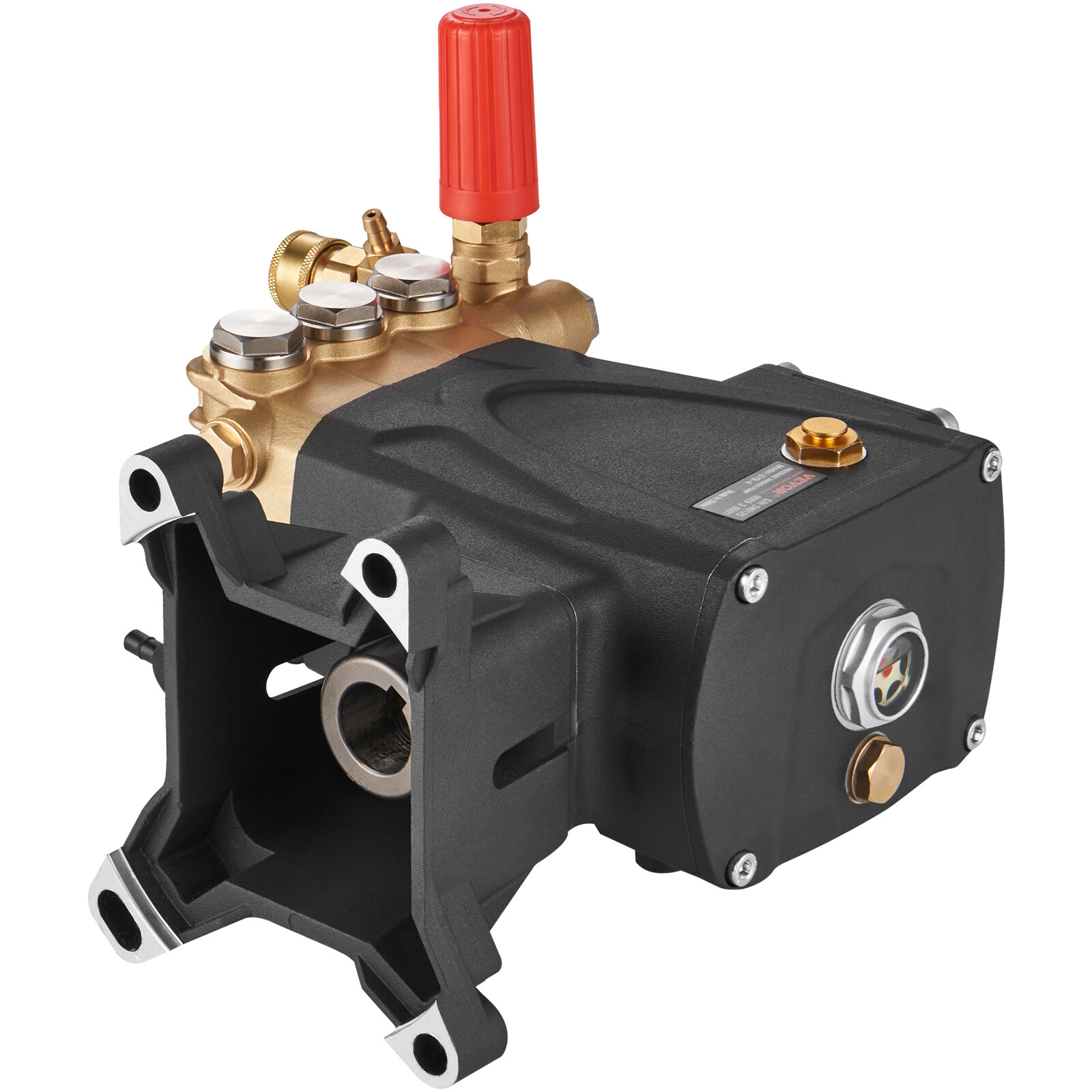 VEVOR Pressure Washer Pump Power Washer Pump 1" Shaft Horizontal 4400 PSI 4 GPM