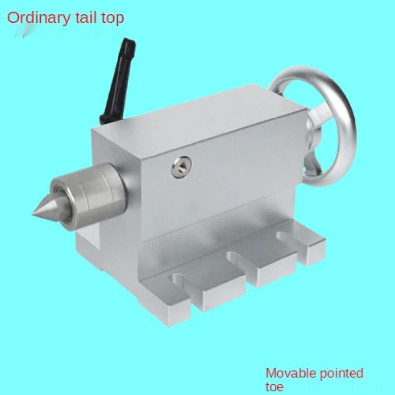 A-axis Rotating Accessories-tail Top Head Thimble Tailstock Movable Thimble