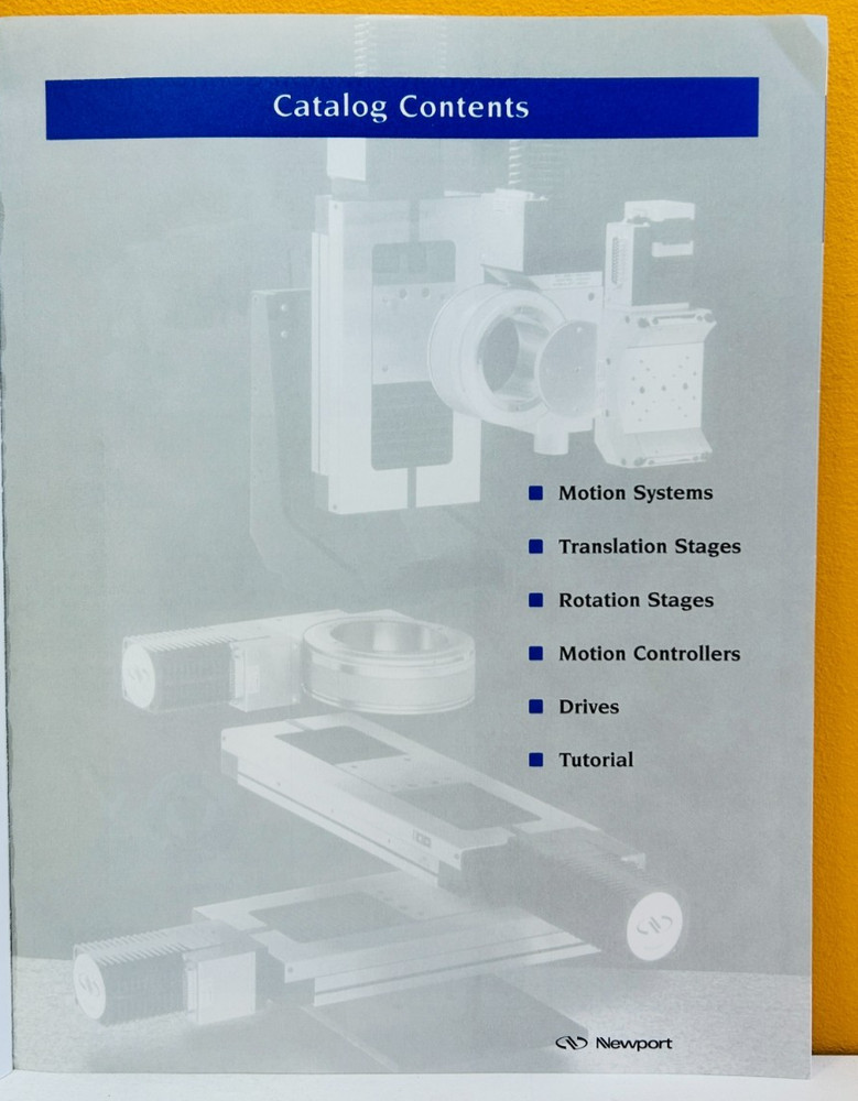 Newport Motion Control 1997 / 1998 Catalog.