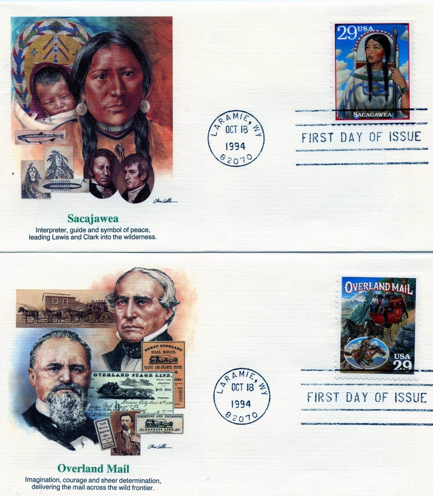 WWLF FLEETWOOD CACHET FDC LEGENDS OF THE WEST 2869a-t COMPLETE SET OF 20 COVERS