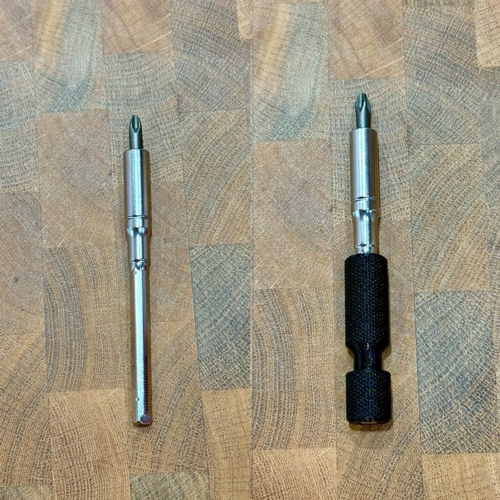 Bit Driver Handle for Harbor Freight Icon Locking Flex-Head Ratchet Extension