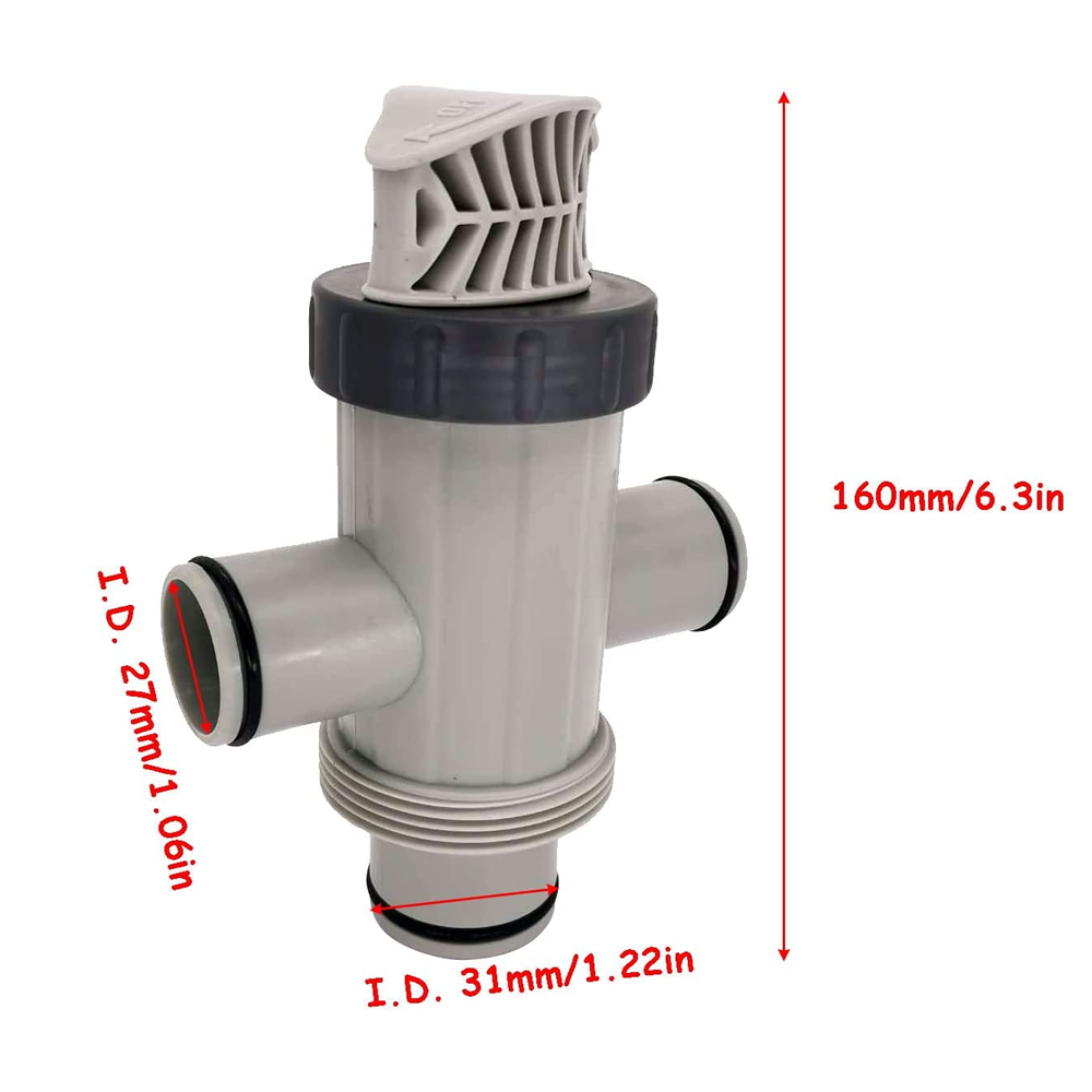 Replacement For Intex 11872, Split Hose Plunger Valve (2 Pack)