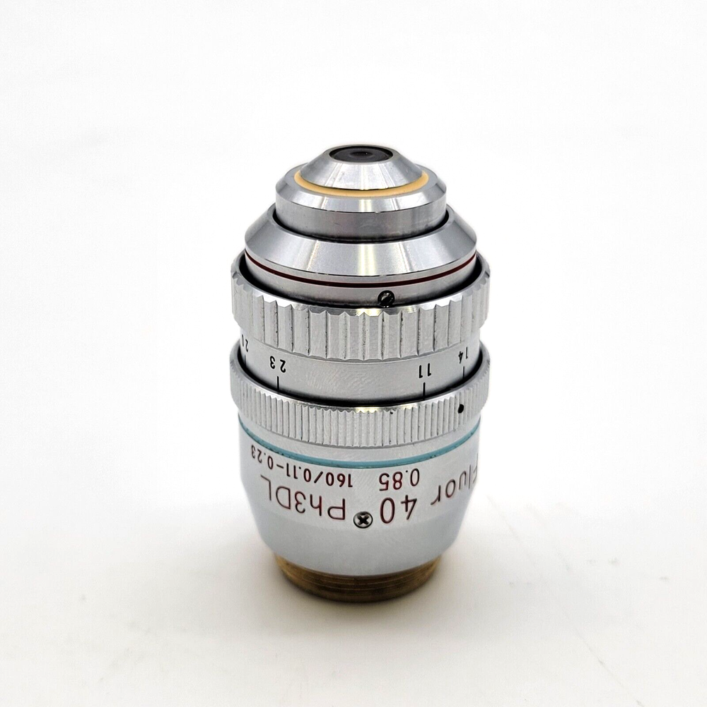 Nikon Microscope Objective Fluor 40x Ph3 DL 160/0.11-0.23 Phase Contrast