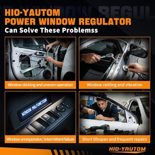 82471-D4000 Front Left Driver Side Power Window Regulator with Panel