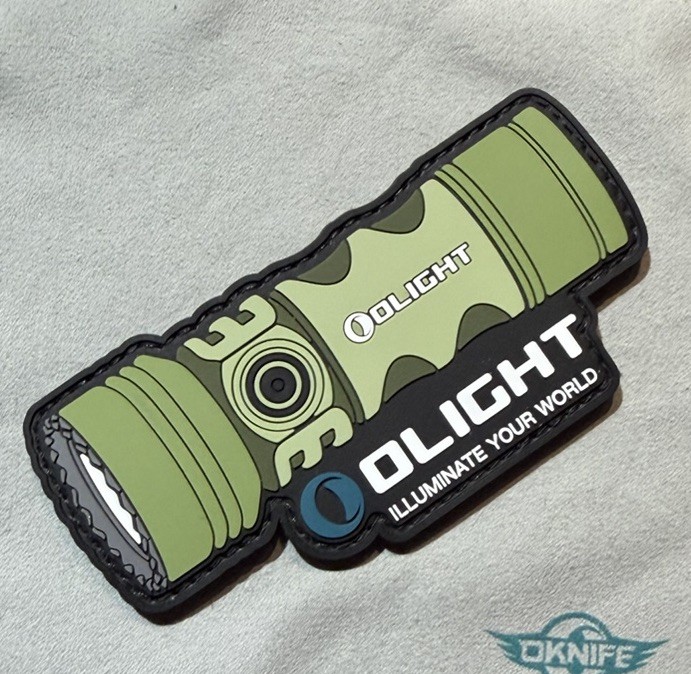 Olight Seeker 4 Mini OD Green Patch Swag
