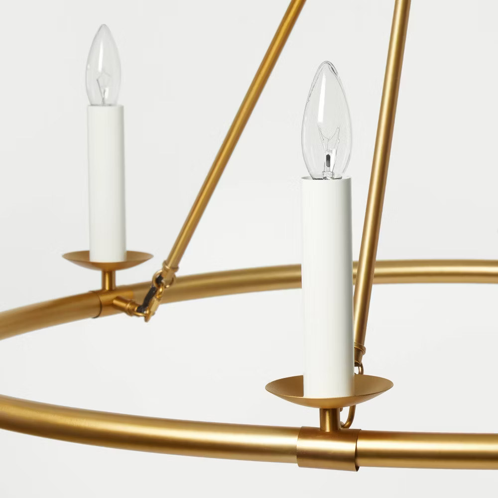Ring Chandelier Brass - Threshold designed with Studio McGee: 6-Light