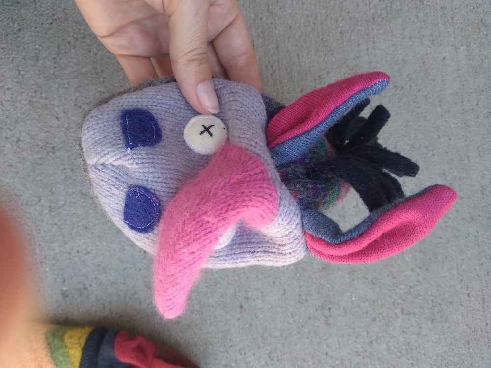 Cate & Levi Puppet Handmade Frog & Unicorn