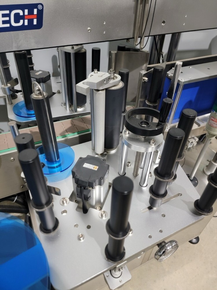 Jorestech OMICRON-2 Automatic Front and Back Labeler for Flat and Round Bottl...