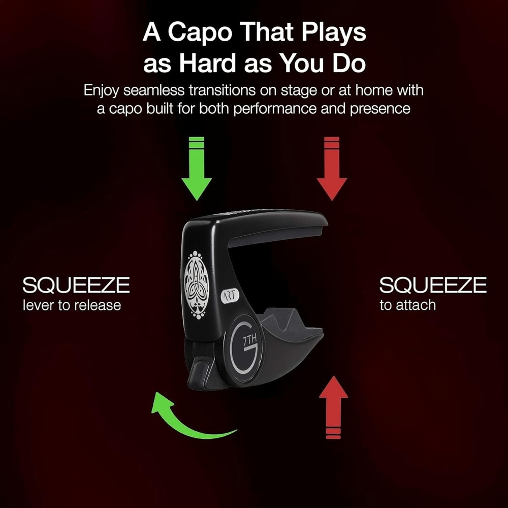 Celtic Special Edition Capo - Enhanced Tuning Stability