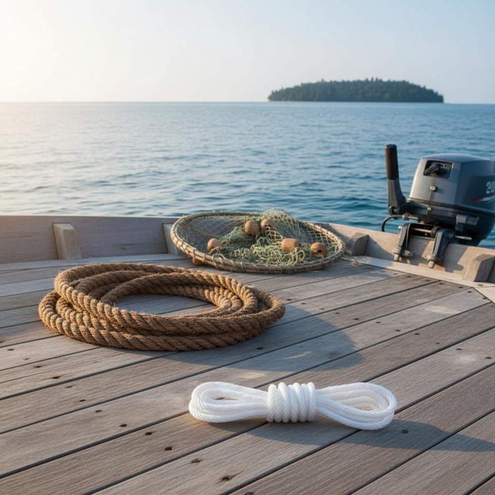 Outboard Engine Starter Rope Universal Fit Pull Start Cord with Handle