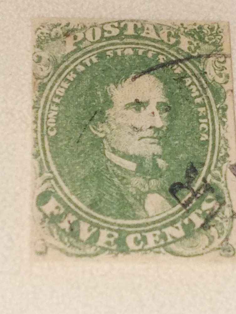 Heritage Collection Confederate States Jefferson Davis 5 CentsUsed