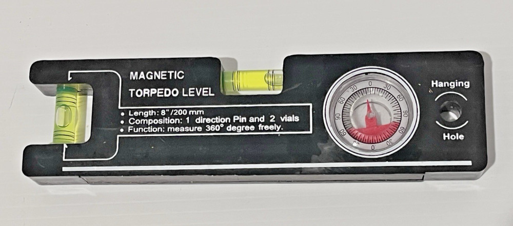 8in. MAGNETIC TORPEDO LEVEL