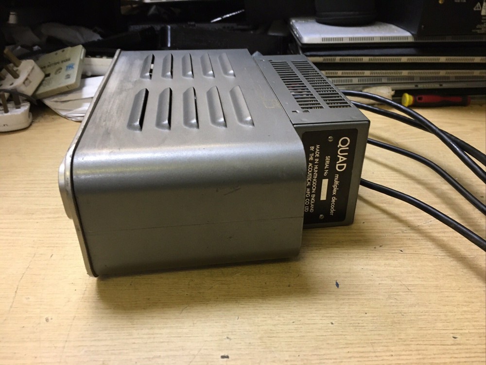 QUAD FM TUNER + MULTIPLEX DECODER - 100% UNTESTED - SPARES OR REPAIRS