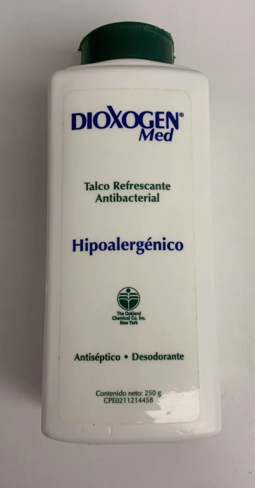 (1) Dioxigen Med Antibacterial Talcum 8.75 Very Rare As Pictured