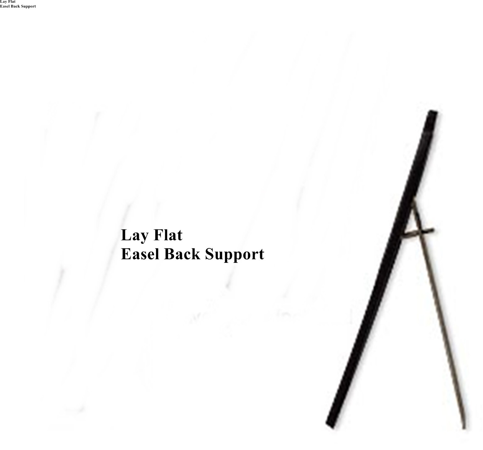 1 Black Leatherette Necklace Pendant Easel Back Jewelry Display Stand 8 5/8"H