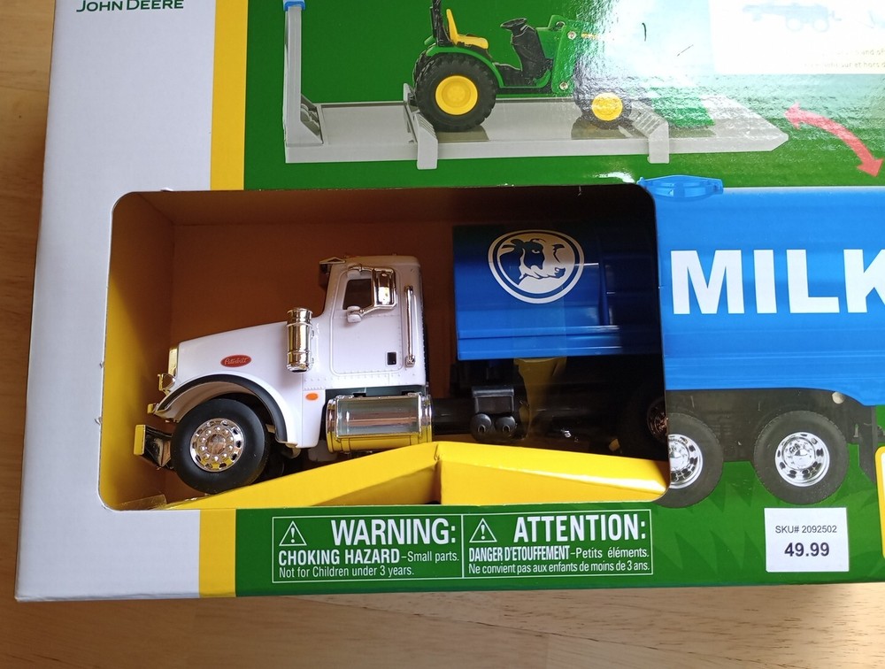 John Deere Switch 'N Load Peterbilt Milk Truck