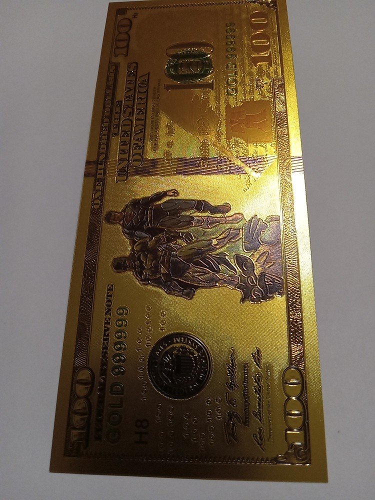 Batman 24k Gold Foil Note