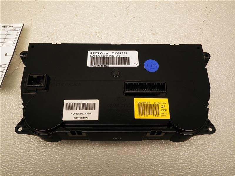 Kia Optima 2012 Front Temperature Control 972502T100CA 7927
