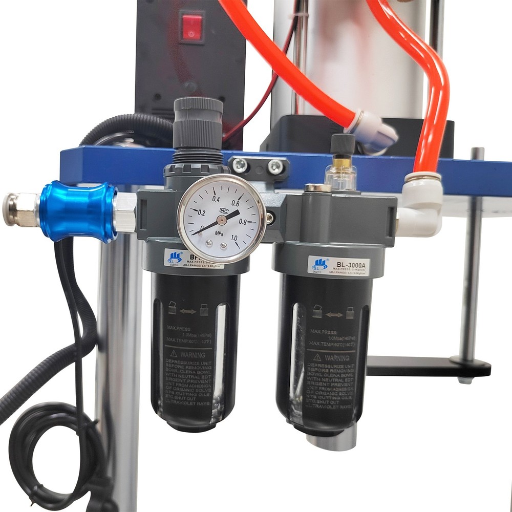 110V 1763lb/800kg Pneumatic Punch Press Machine with Controller Adjustable