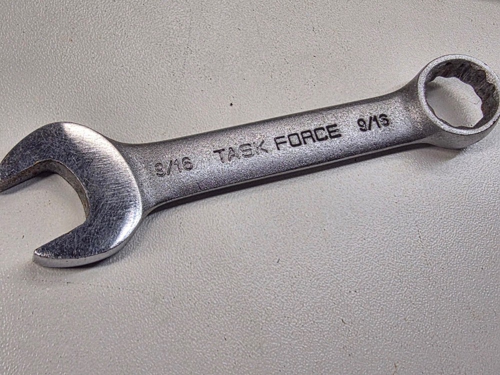 9/16" Task Force combination STUBBY wrench