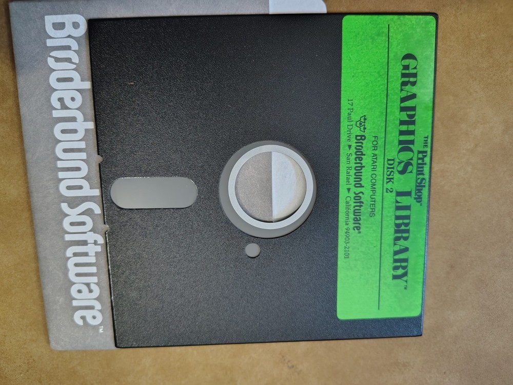 The Print shop Graphics Library Disk 2 Atari