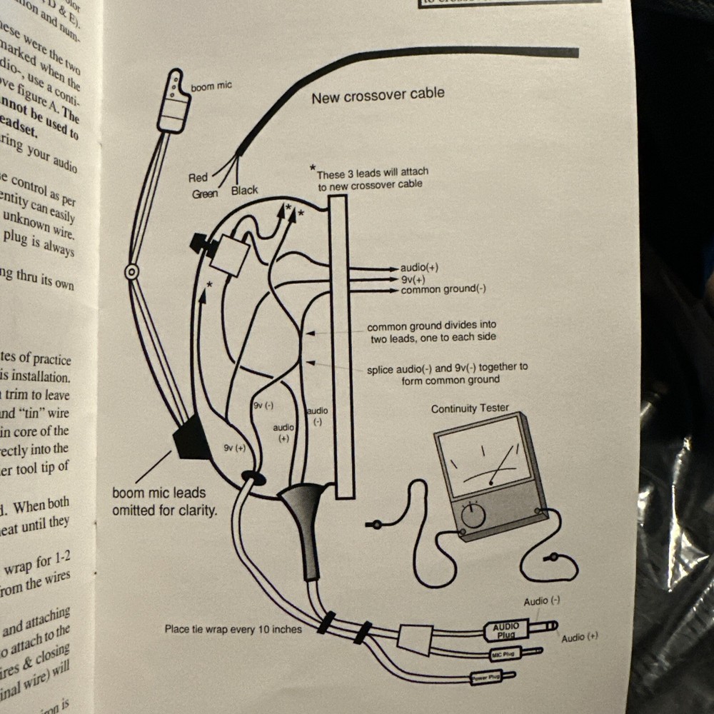 David clark Amp Cable