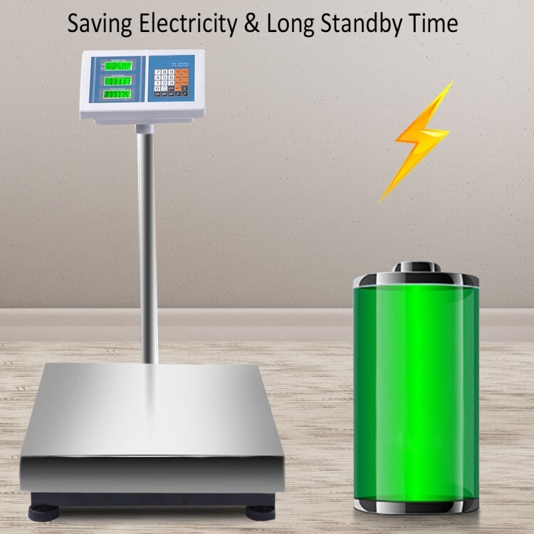 660lbs Portable Weight Computing Digital Electronic Platform Scale Digital Floor