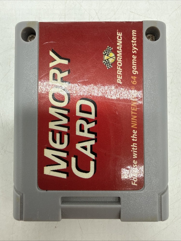 Nintendo 64 Performance Memory Card Plus Controller Pak N64
